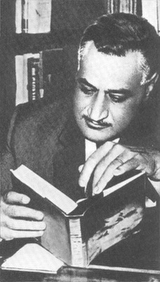 President Gamal Abdel Nasser of Egypt